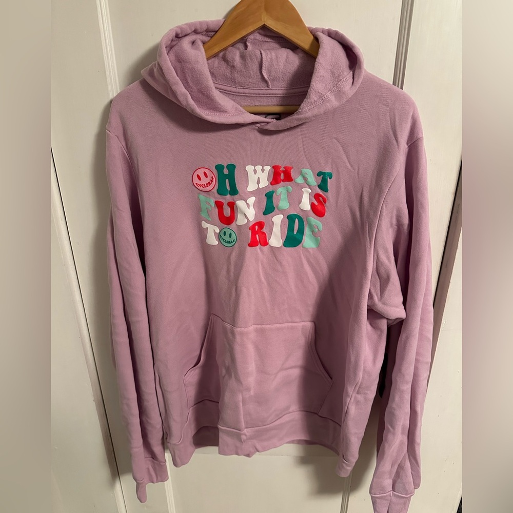 cyclebar holiday hoodie
